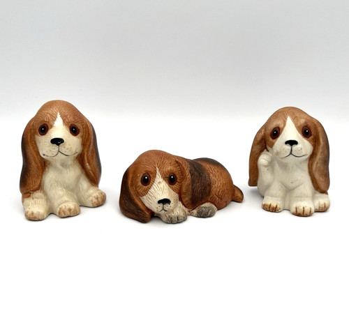 Vintage hunde trio - vintage,