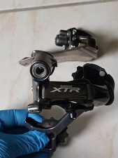 Shimano XTR Schaltwerk Inverse Schaltung  Shimano XTR Umwerfer 3/9 Fach MTB Kult