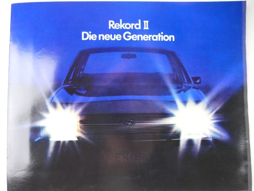 Opel rekord die neue - opel,