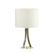 Tischlampe gold messing