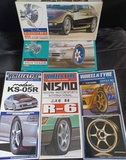 5 Sets Reifen & Felgen Tire  & Wheels Größe 17 Zoll Inch Fujimi 1/24