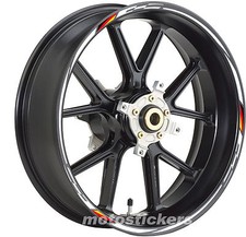 Felgenaufkleber Tuning Flagge