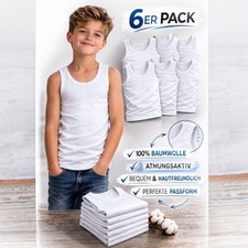 Unterhemden Jungen Kinder 6er