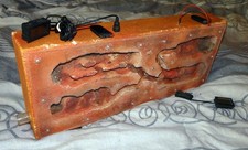 Ameisen Gips-Nest als Labyrinth / versch. Kammern - 50x19x8cm - mit Thermo/Licht