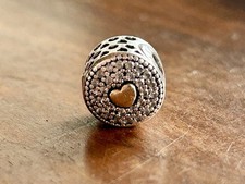 Pandora Essence Charm „Affection“, 925er Silber, bicolor