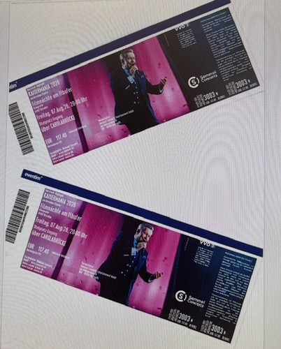 Ticket karten roland kaiser - ticket,