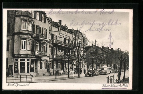 Ansichtskarte bad pyrmont - ansichtskarte,