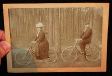 Fahrrad ,Antikes Foto