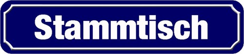 Schild spruch stammtisch - schild,