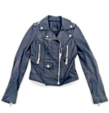 Replay Lammleder Jacke Damen; Gr.XS; Schwarz