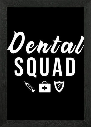 Dental squad gerahmtes - squad,