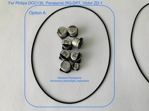 Belt and capacitors - and, capacitors-a