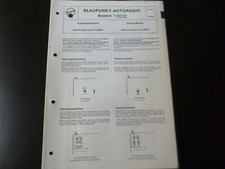 Original Service Manual Schaltplan  Blaupunkt Boston 7638020