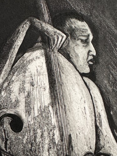 Moderne gravur porträt des - moderne,