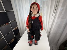 Künstlerpuppe Götz Hildegard Günzel Vinyl Puppe 83 cm. Top Zustand   