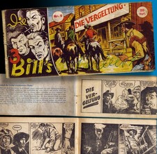DIE 3 BILLS Nr. 9 SEMRAU Verlag ORIGINAL Piccolo 1955 RARITÄT LEHNING western