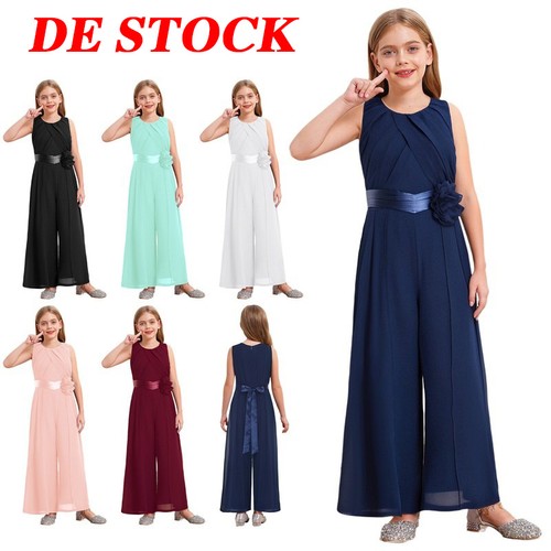 Mädchen party jumpsuit - mädchen,