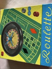 Roulette Spiel: Gebr, Party/Gesellschaftssp. mit Beschreibung im Originalkarton.