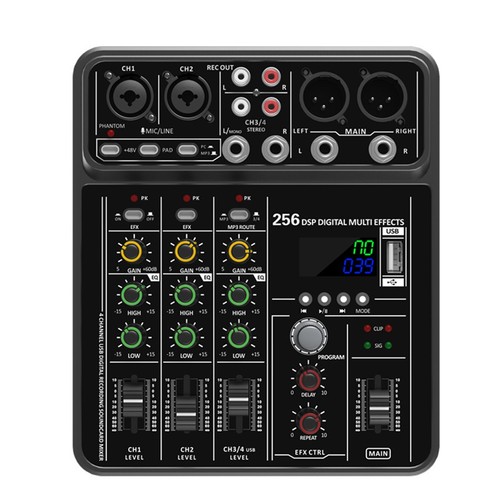 Channel audio mixer usb - audio,