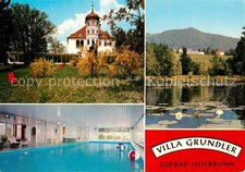 Bad Heilbrunn Pension Villa Grundler Hallenbad Schwanenteich