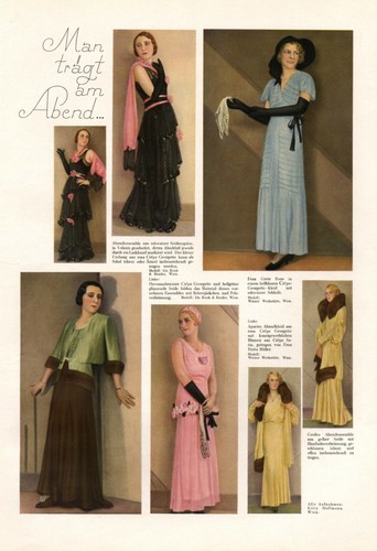 Abendkleid 30er jahre seite - 30er,