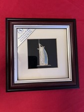 Bild Burj Al Arab Sterling Silver 92,5 % Gerahmt, Dubai Gebäude - NEU