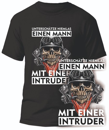 Intruder shirt mann motorrad - t-shirt,