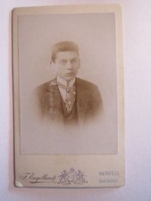 Hainfeld - Kirchberg a. d. Pielach - Mann im Anzug - Portrait / CDV