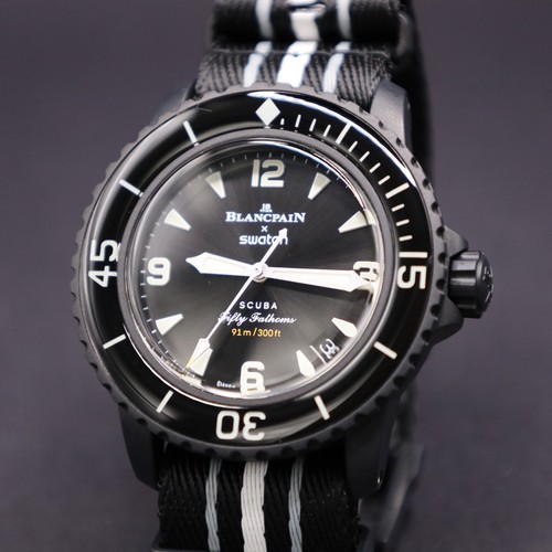 Blancpain swatch fifty - blancpain,