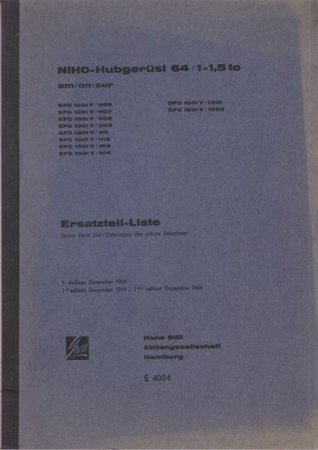 Niho hubgerüst 1 5 - 64, /