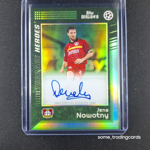 Topps jens nowotny auto - jens,