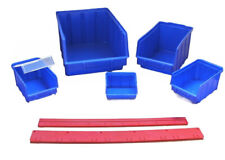 Stapelboxen Lagerboxen Sichtlagerboxen Wandschienen Boxen Größe 1 - 2 - 3 - 4