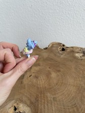 Ü Ei Handpainted Happy Hippo Retro m Blumenstrauß + Ballerina 2 Stk 