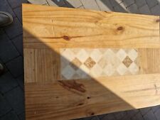 Beistrlltisch,Holz, zwei Schubfächer,Mit Mosaik auf dem Tisch,Gebraucht