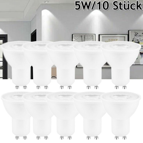 10x gu10 led - 10x, birnen