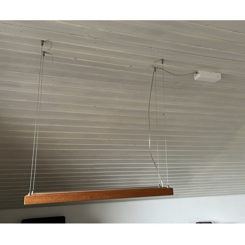 Moderne pendelleuchte aus holz - moderne,