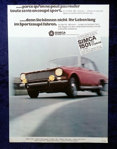 Simca 1501 special originale - 1501,