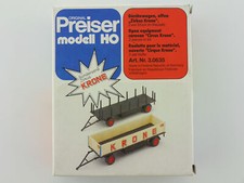 Preiser 3.0635 Gerätewagen offen Zirkus Circus Krone Bausatz OVP 1603-23-45