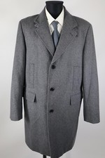 Yorn grauer Mantel Herbst/Winter Gr.54 Wolle Polyamid