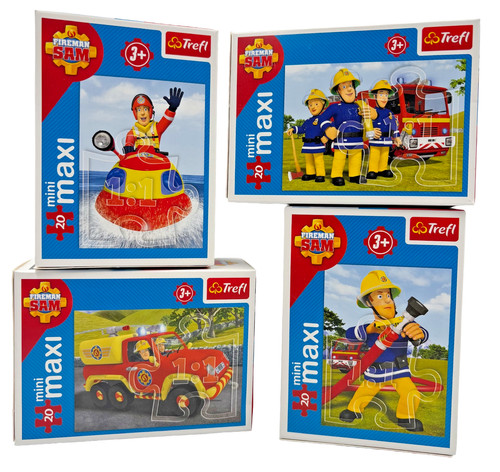 Feuerwehrmann sam puzzle set - feuerwehrmann,