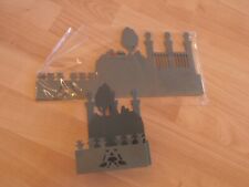 Jittenmeier 10 Aufstell Karten Grußkarten 3teilig gestanzt grün schimmernd