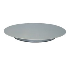 Tortenplatte aus Edelstahl