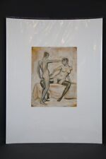 Otto Fuchs Aktzeichnung Dachauer Maler weiblicher Akt männlicher Akt Erotika