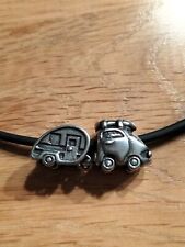 ?Camper Kette m. süßem Wohnwagen Charm/Bead, NEU! ?