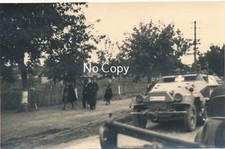 Foto WK2 Polen Deutsche Panzer Spähwagen Einmarsch 1939 X206