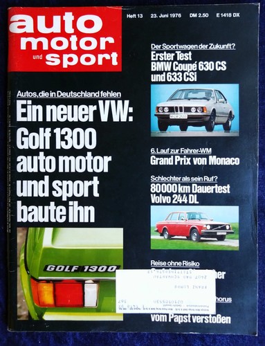 Auto motor sport ams 1976 - sport, 13/1976
