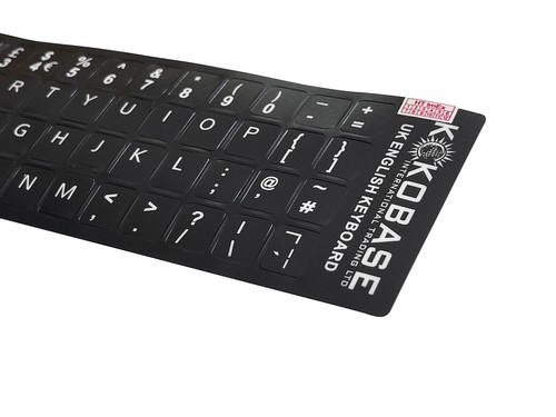 Tastaturaufkleber black - uk,