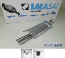 ESD Auspuff Endtopf für VW Golf 3 + 4 Cabrio 1.6 74KW + 2.0 85KW+GT+GTi 20 Jahre