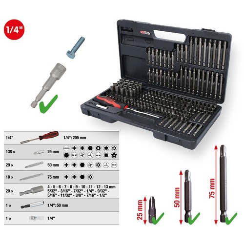 Tools bit satz - ks, bit-satz