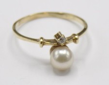 Solitär Ring Akoja Perle